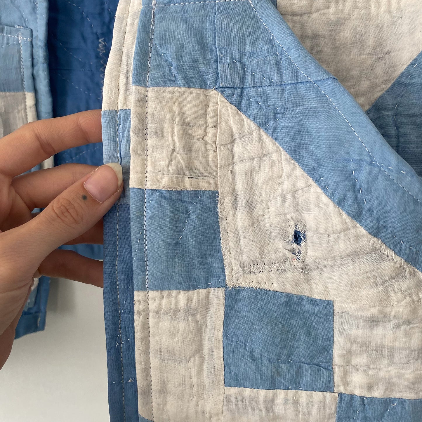Upcycled Antique Quilt Jacket *IMPERFECT*