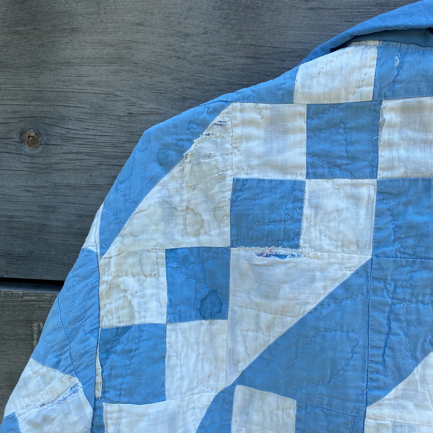Upcycled Antique Quilt Jacket *IMPERFECT*