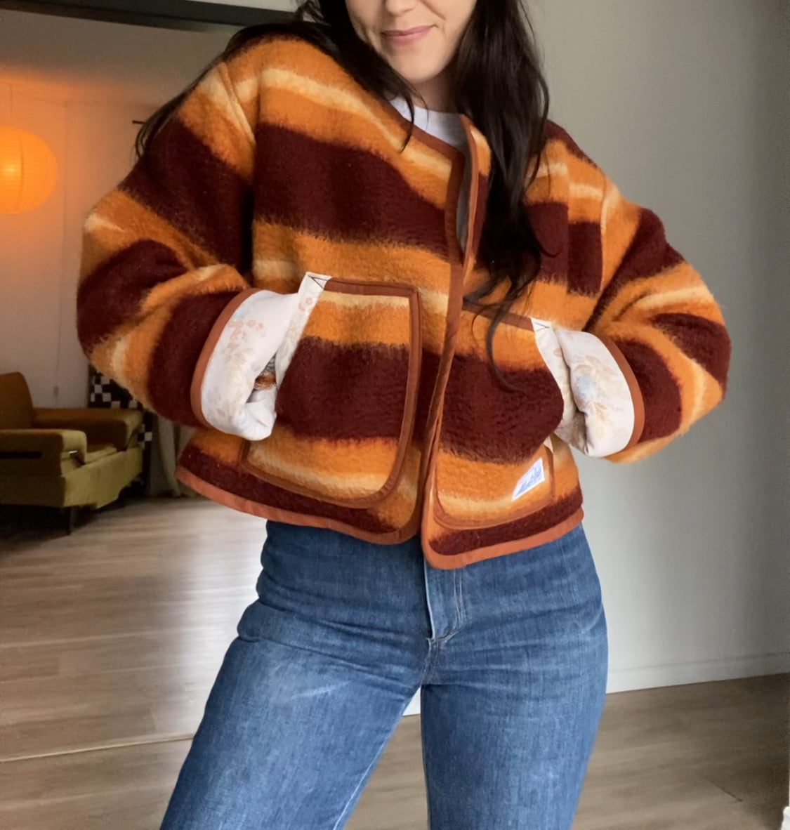 Upcycled Wool Blend Jacket