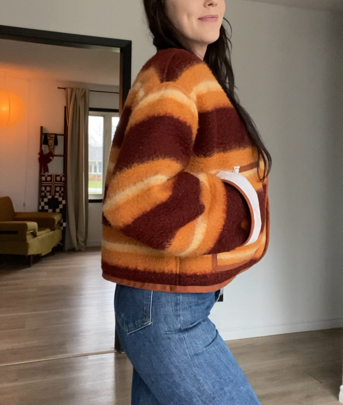 Upcycled Wool Blend Jacket