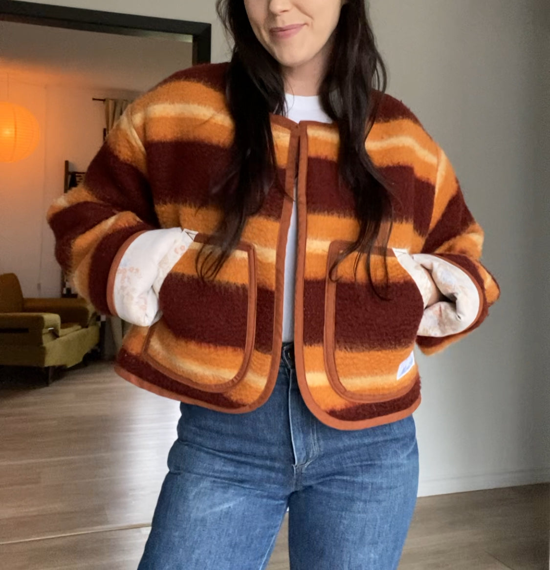 Upcycled Wool Blend Jacket