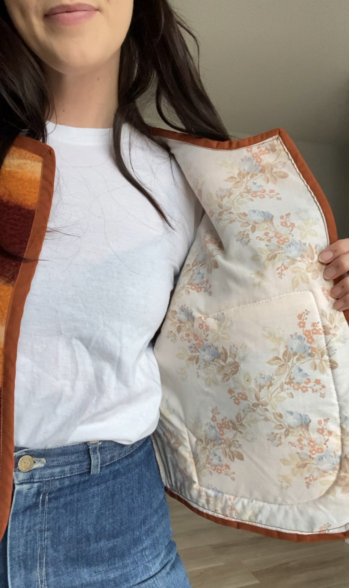 Upcycled Wool Blend Jacket