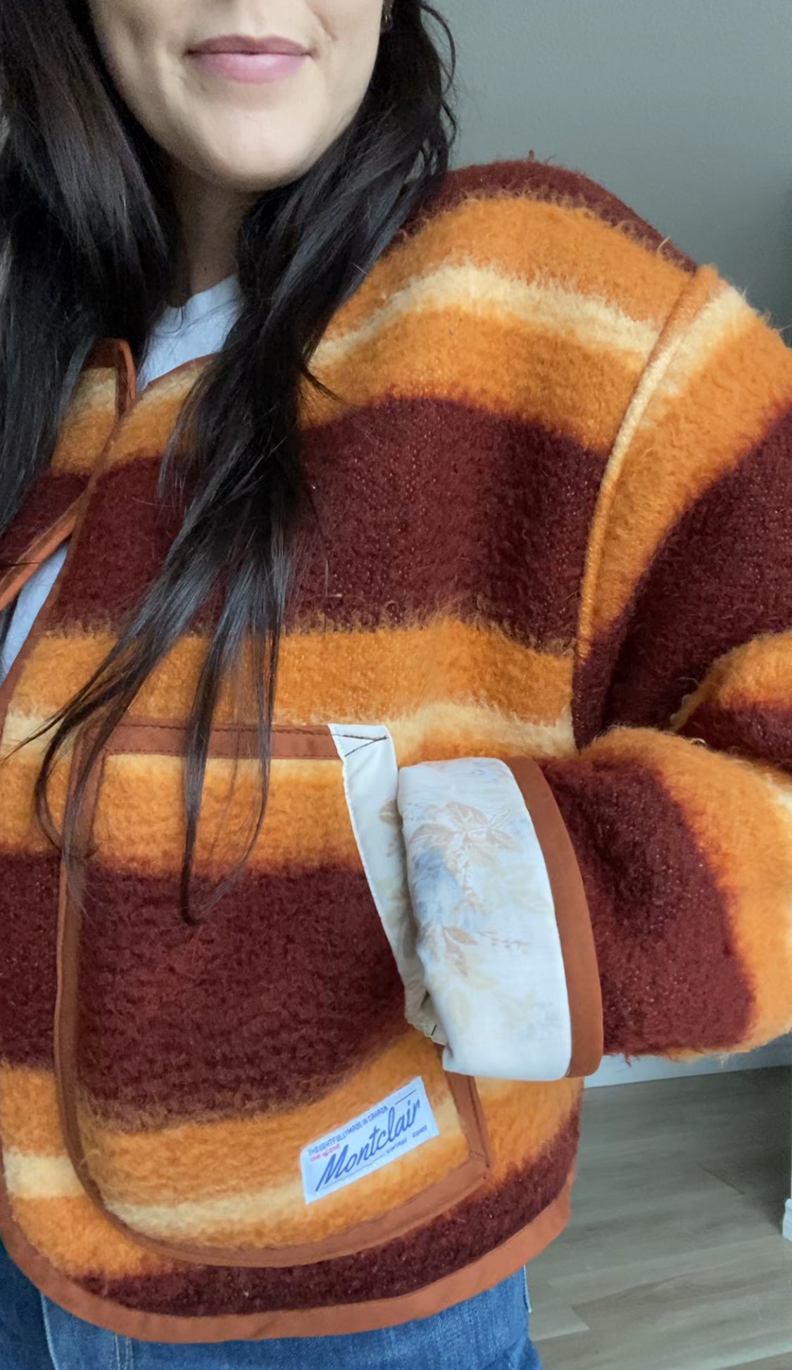 Upcycled Wool Blend Jacket