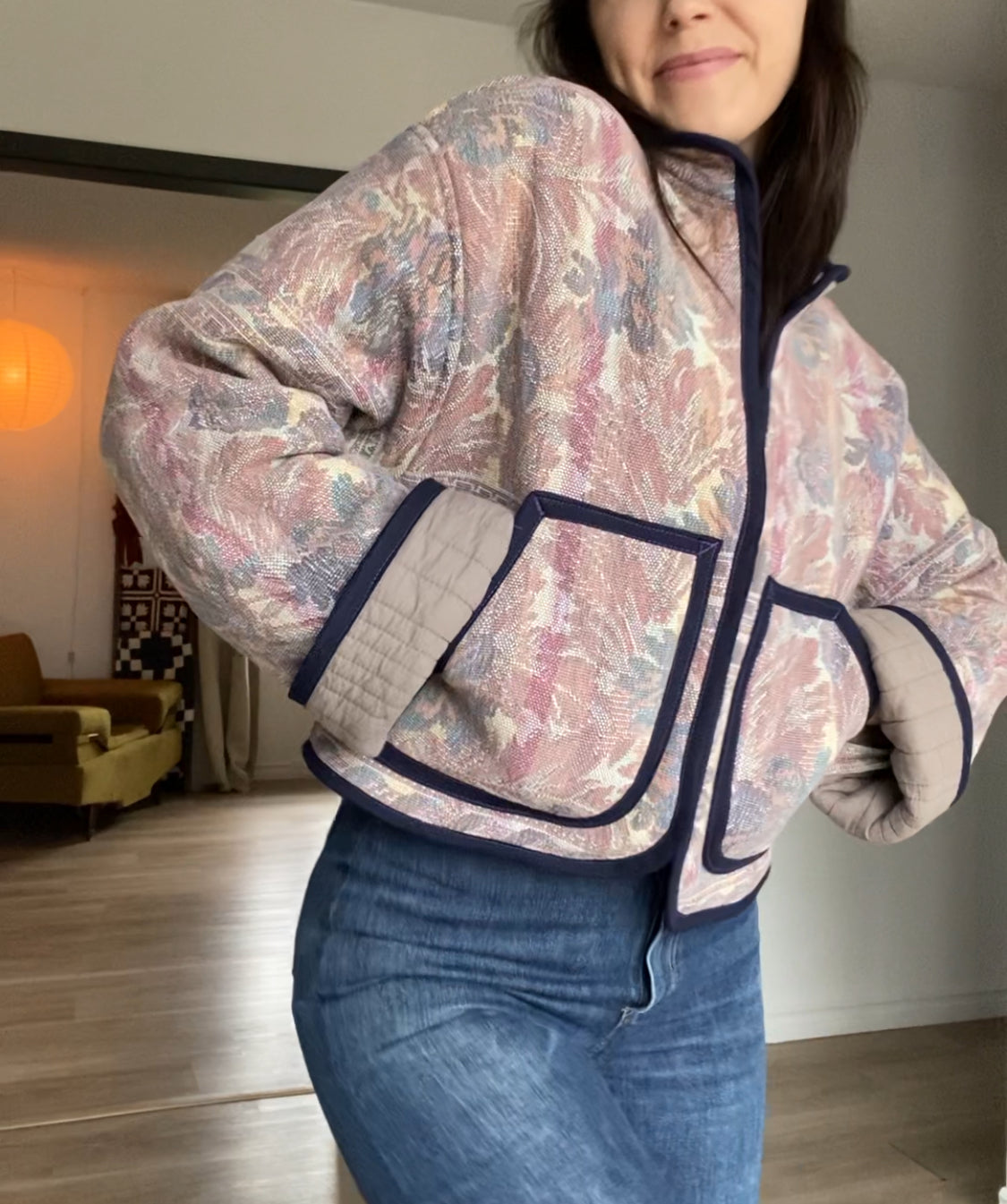 Upcycled Blanket Jacket