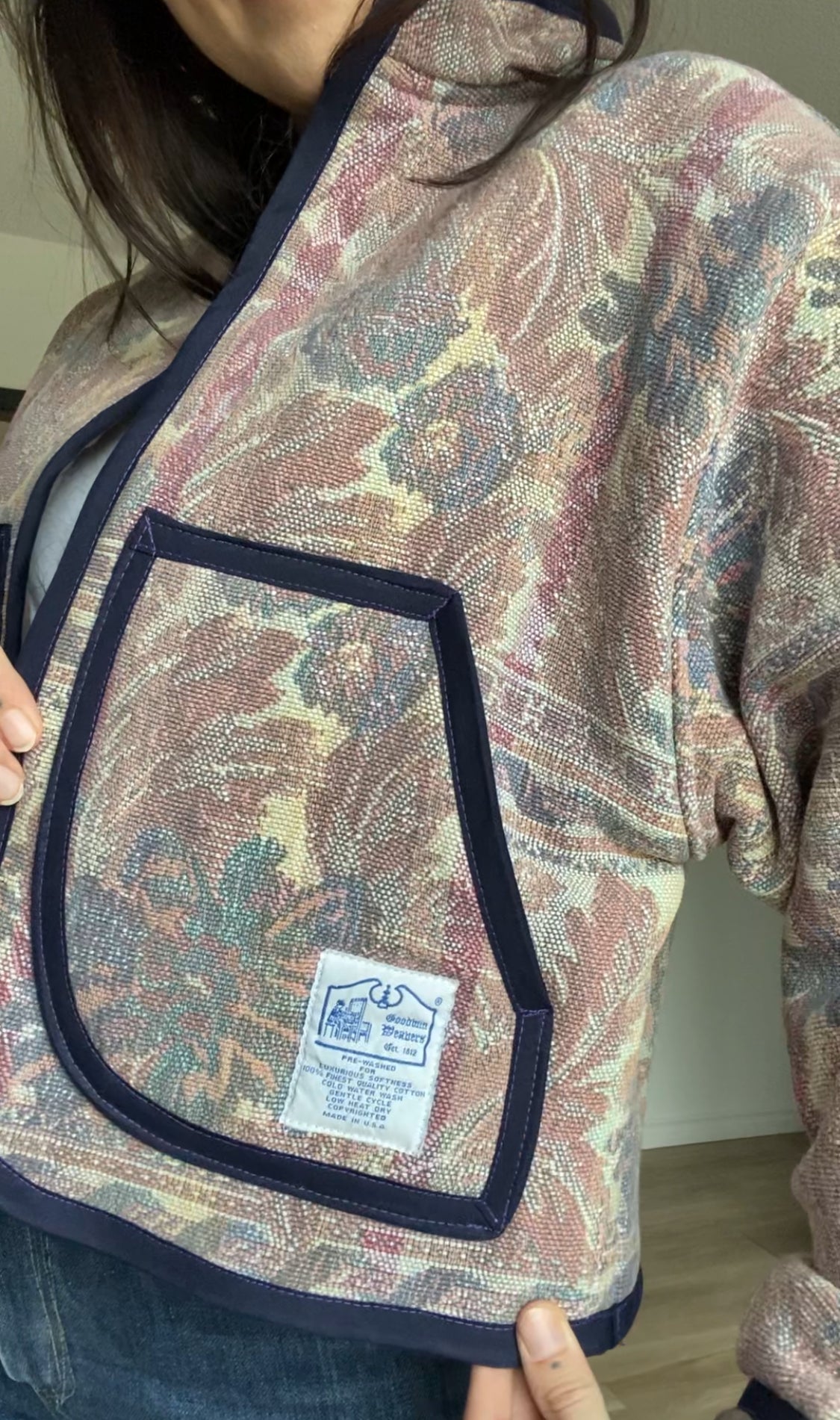 Upcycled Blanket Jacket