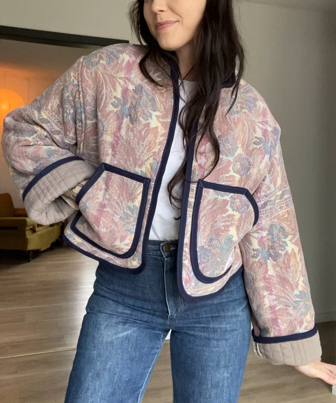 Upcycled Blanket Jacket