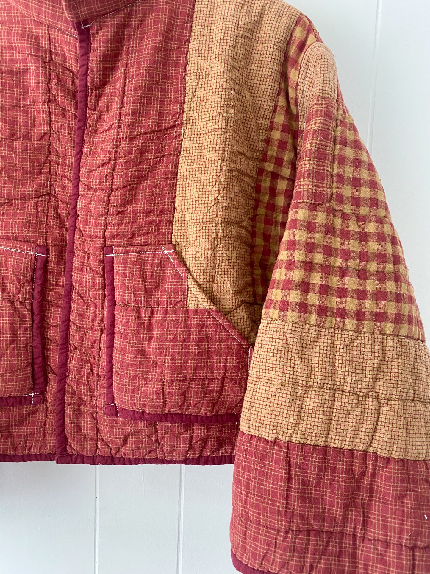 Upcycled Vintage Quilt Jacket