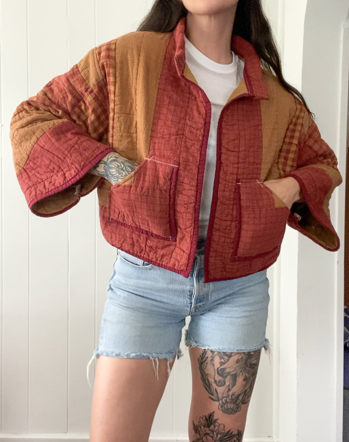 Upcycled Vintage Quilt Jacket
