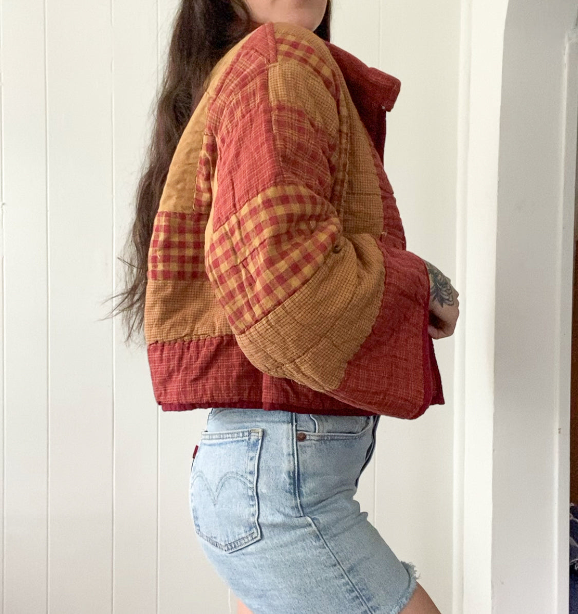 Upcycled Vintage Quilt Jacket