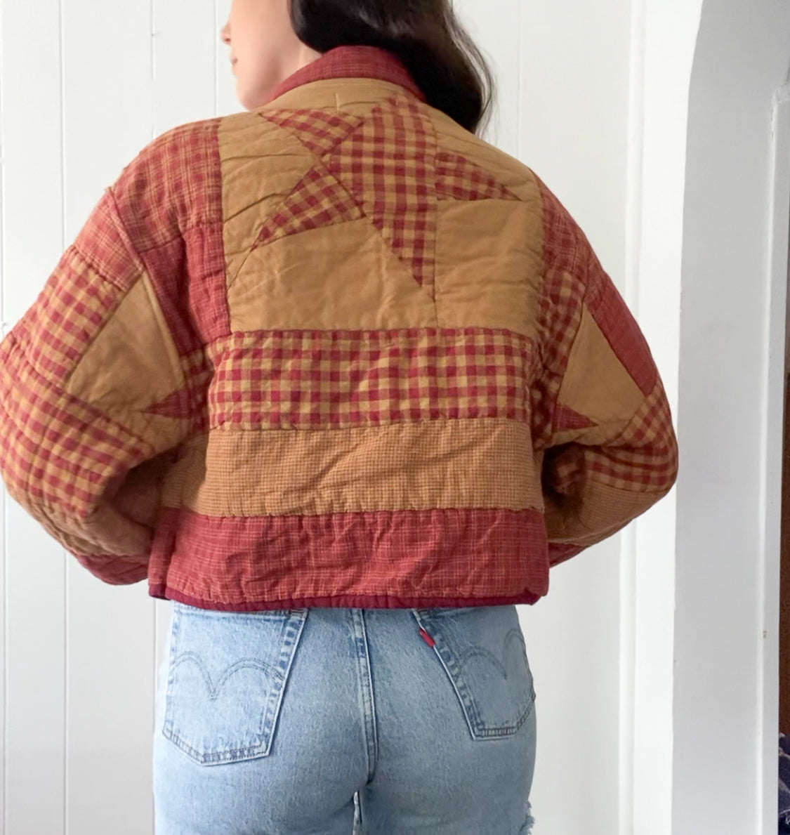 Upcycled Vintage Quilt Jacket