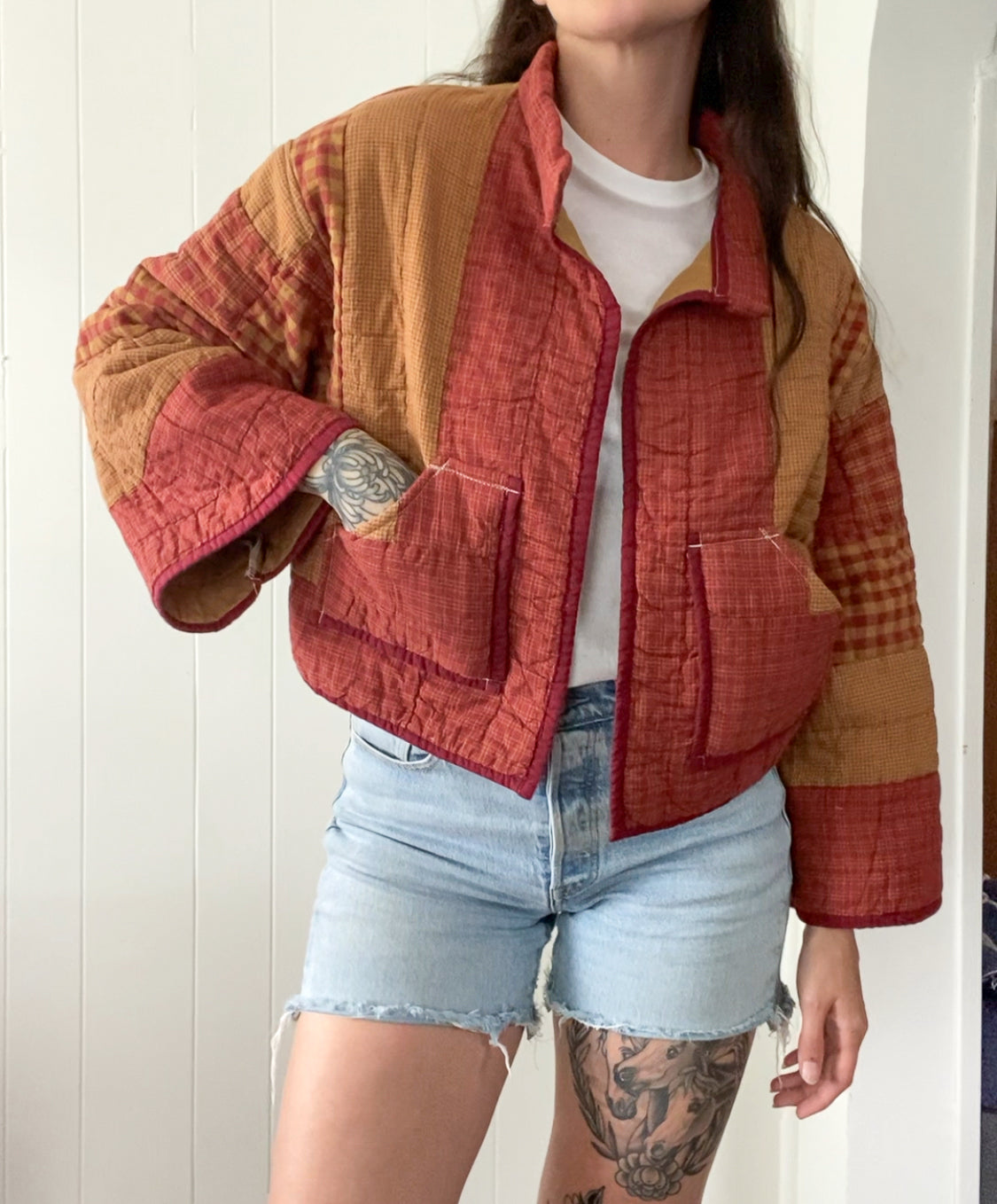 Upcycled Vintage Quilt Jacket