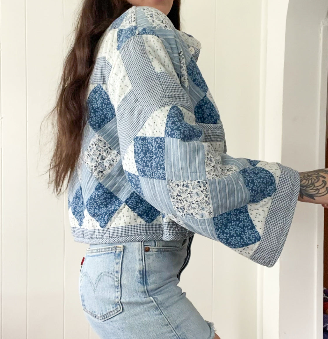 Upcycled Vintage Quilt Jacket