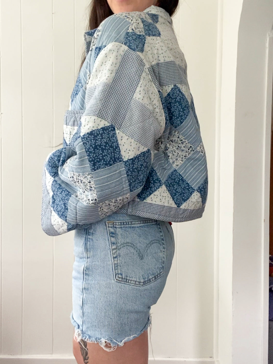 Upcycled Vintage Quilt Jacket