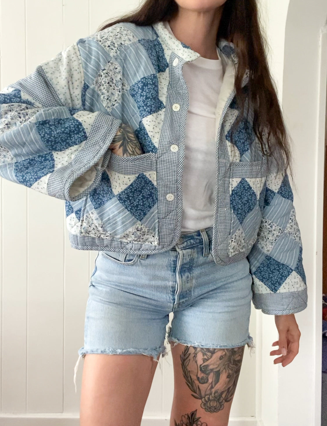 Upcycled Vintage Quilt Jacket