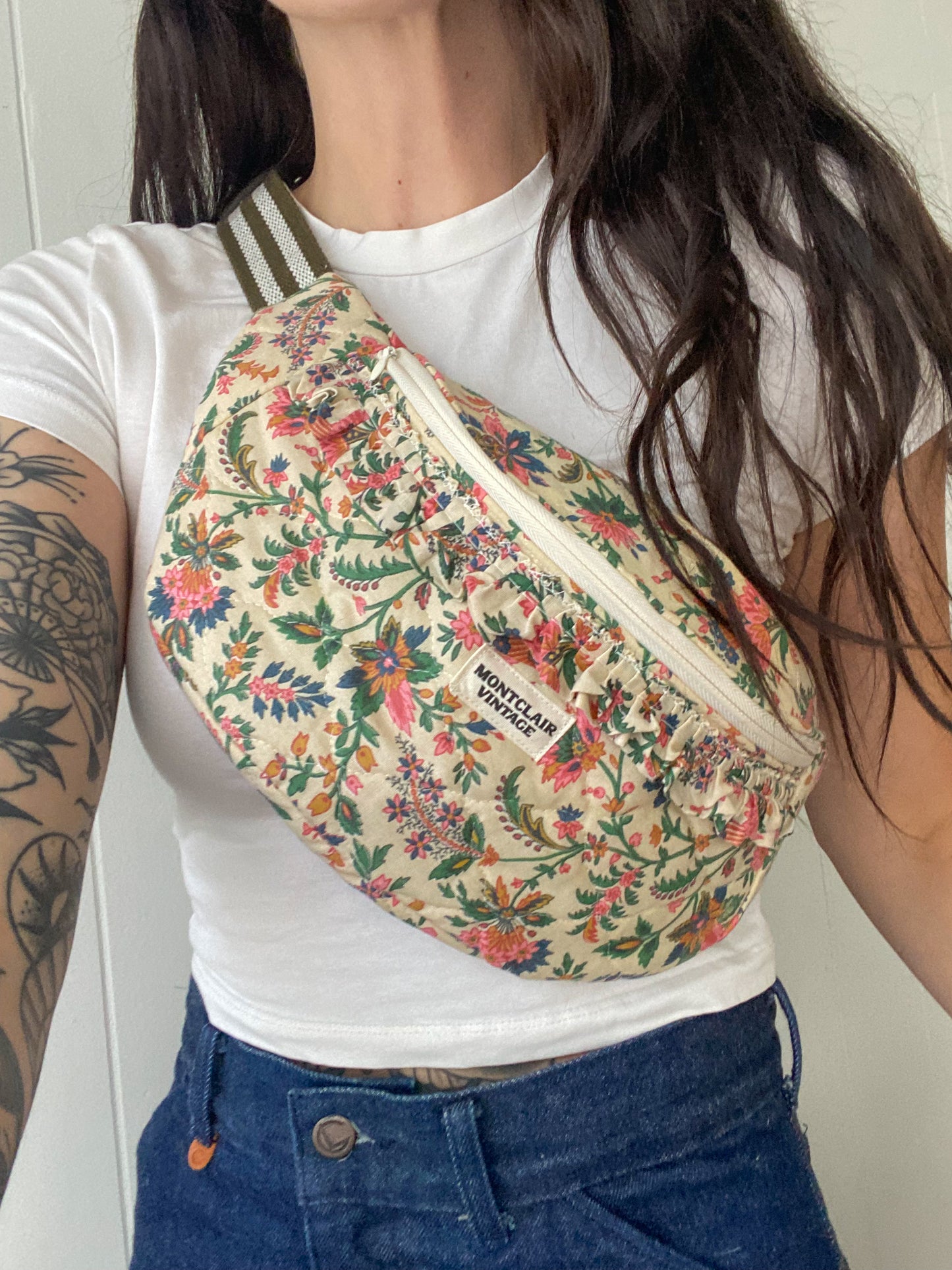Upcycled Vintage Quilt Fanny Pack
