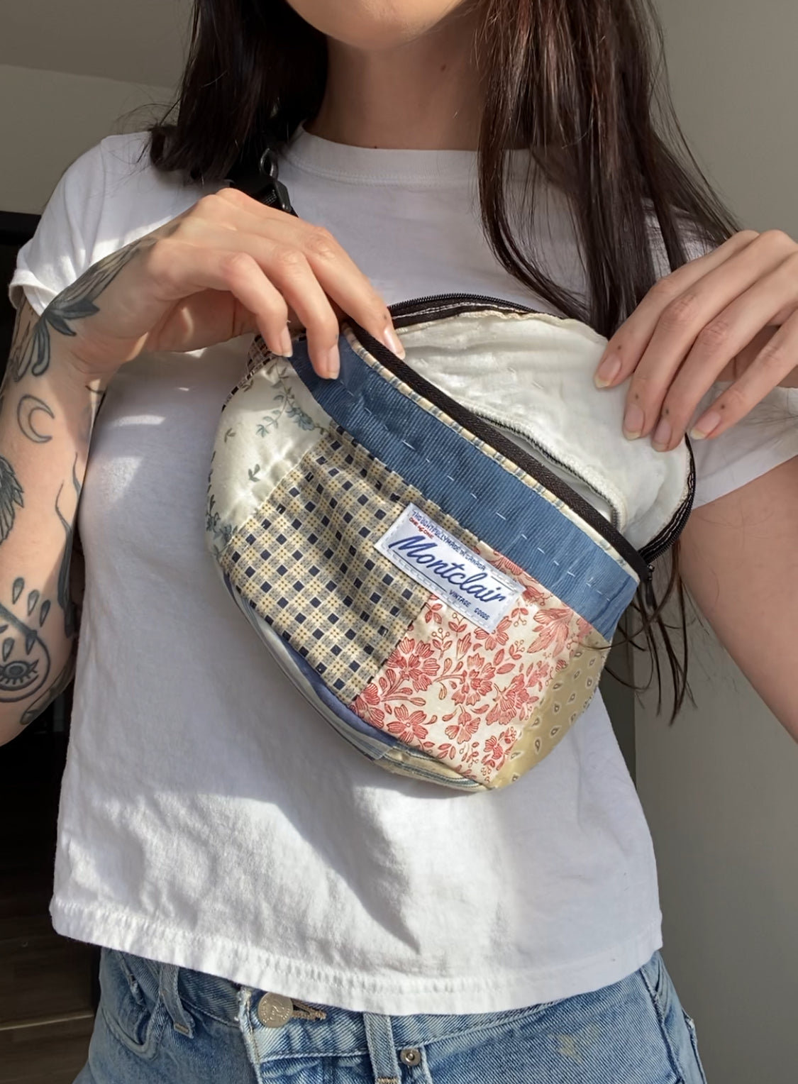 Upcycled Quilt Fanny Pack