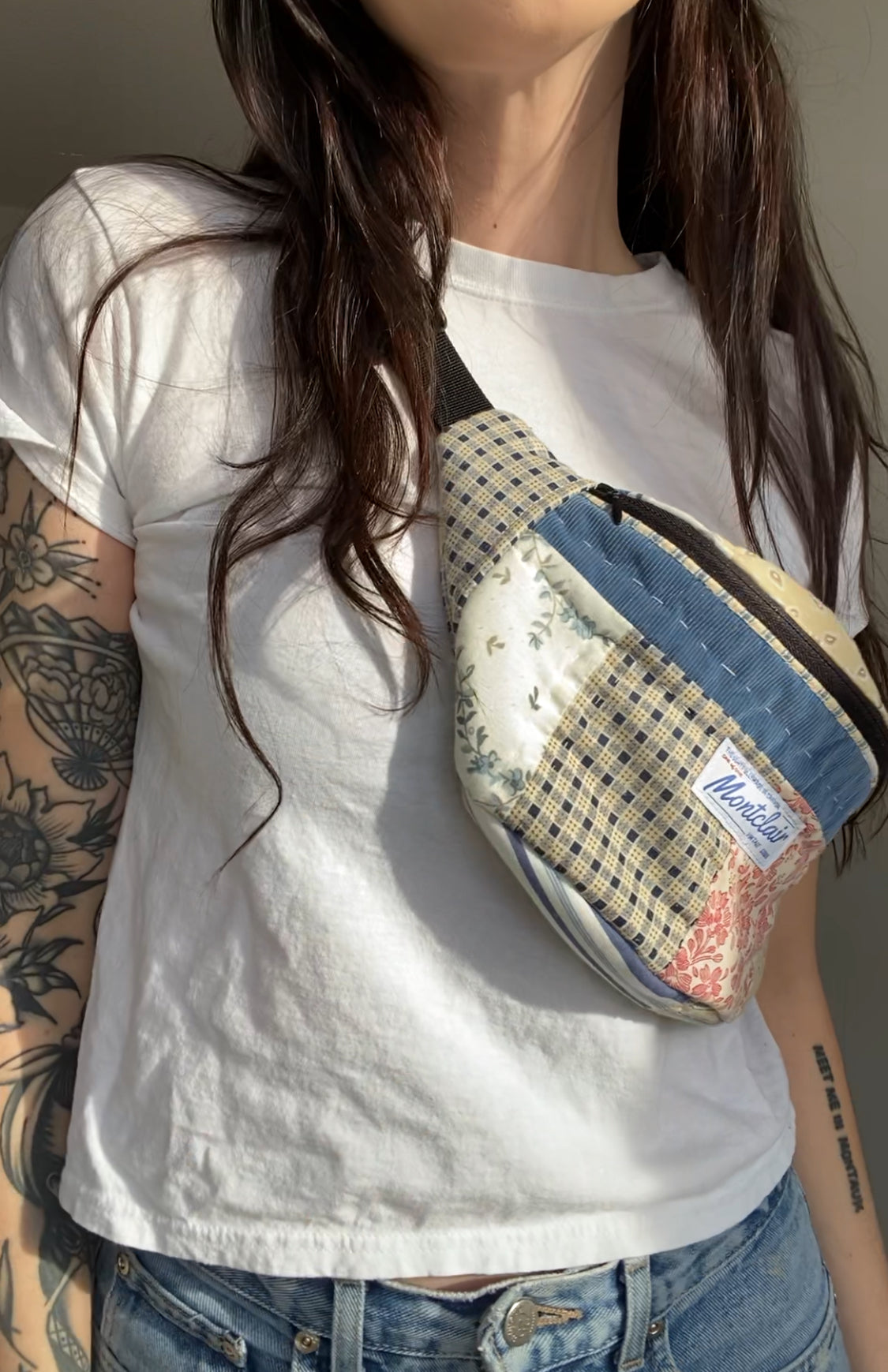 Upcycled Quilt Fanny Pack