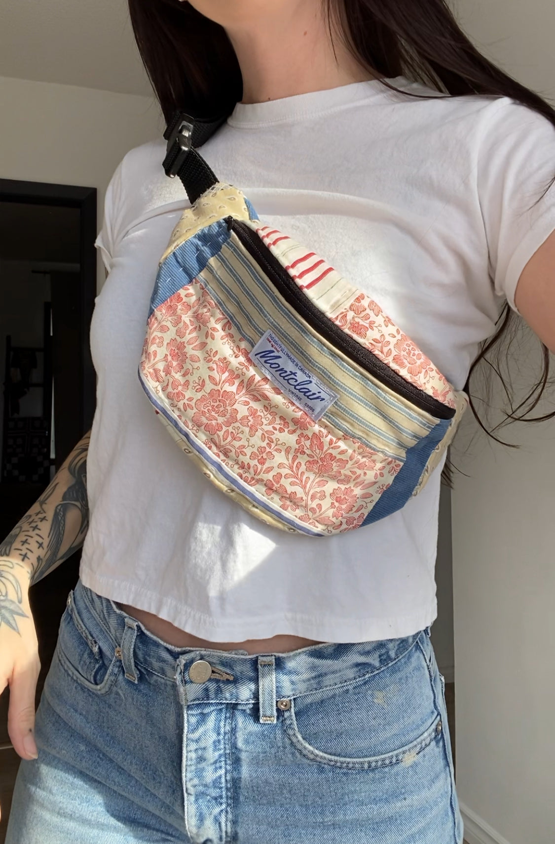 Upcycled Quilt Fanny Pack