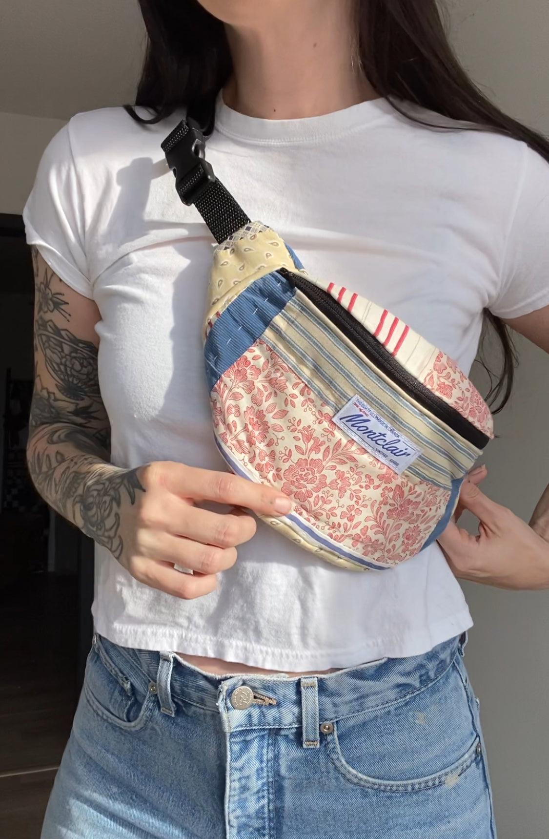 Upcycled Quilt Fanny Pack