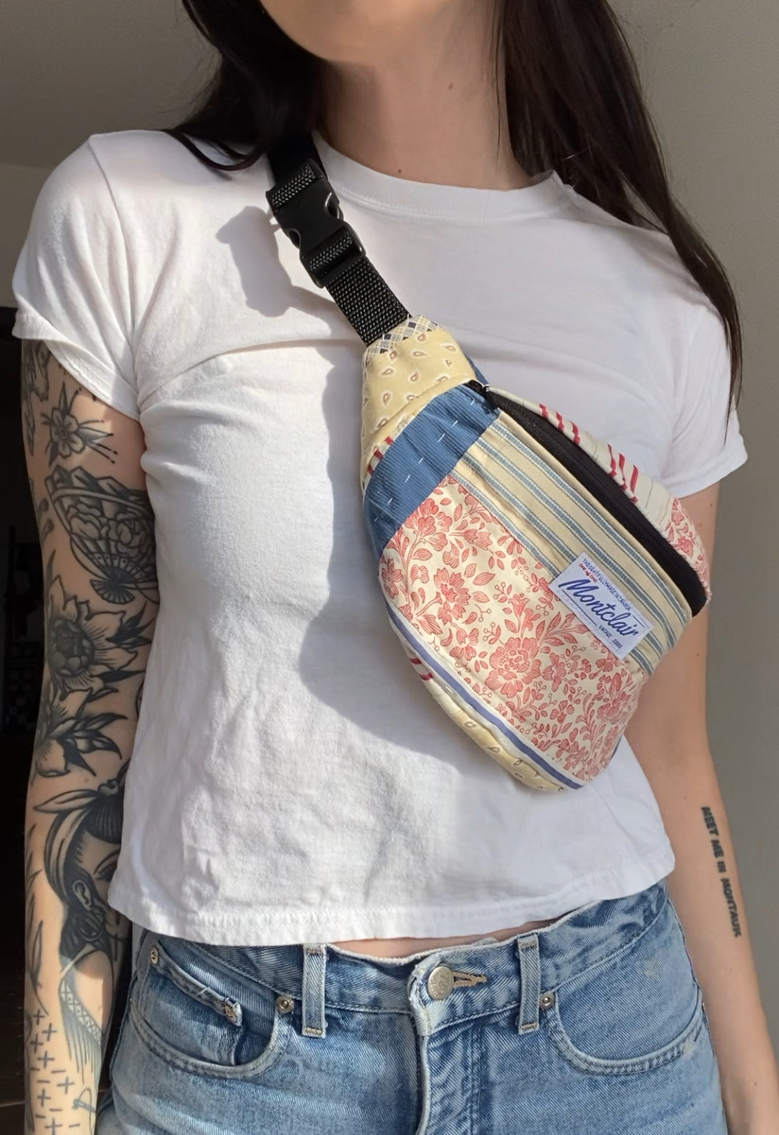 Upcycled Quilt Fanny Pack