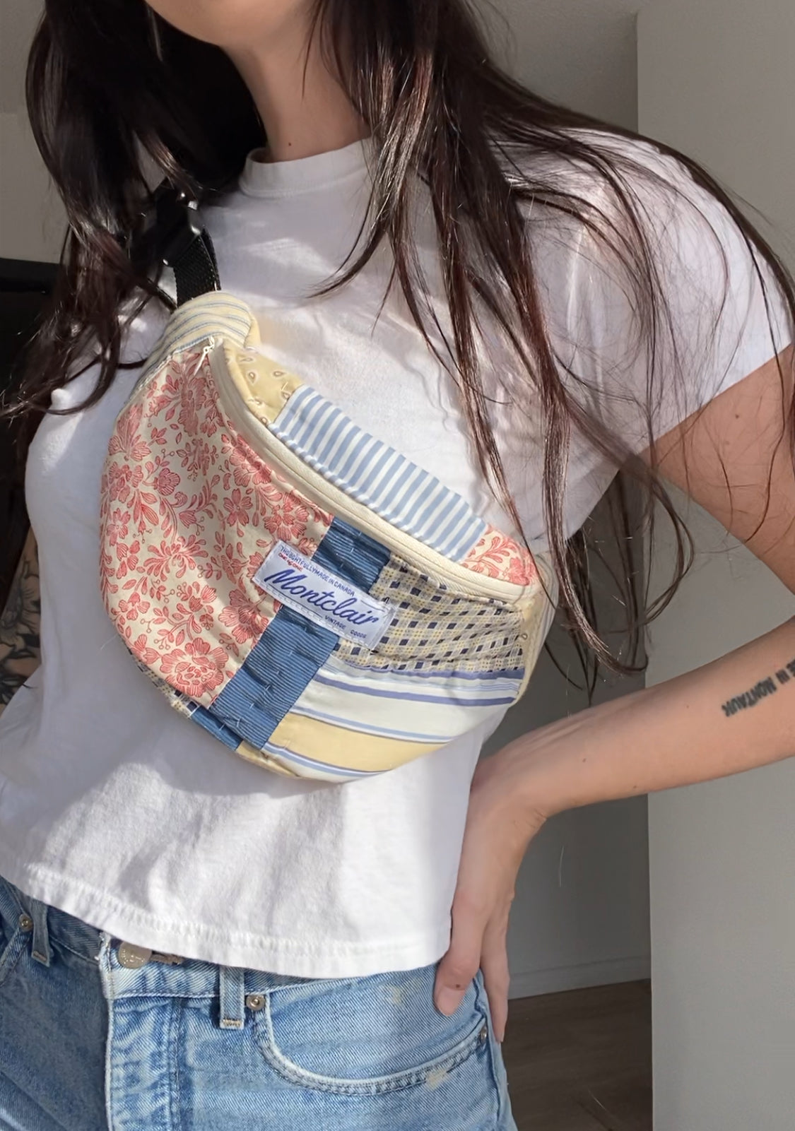 Upcycled Quilt Fanny Pack