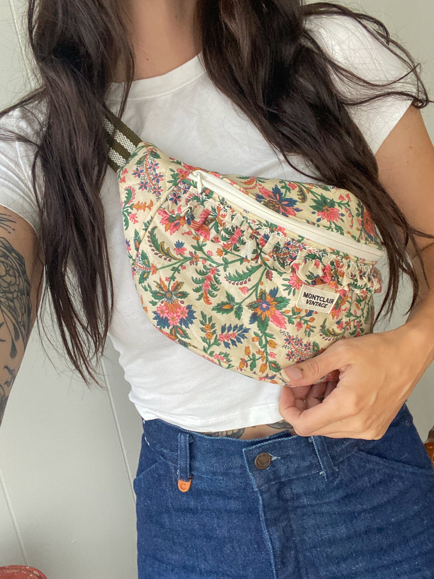 Upcycled Vintage Quilt Fanny Pack