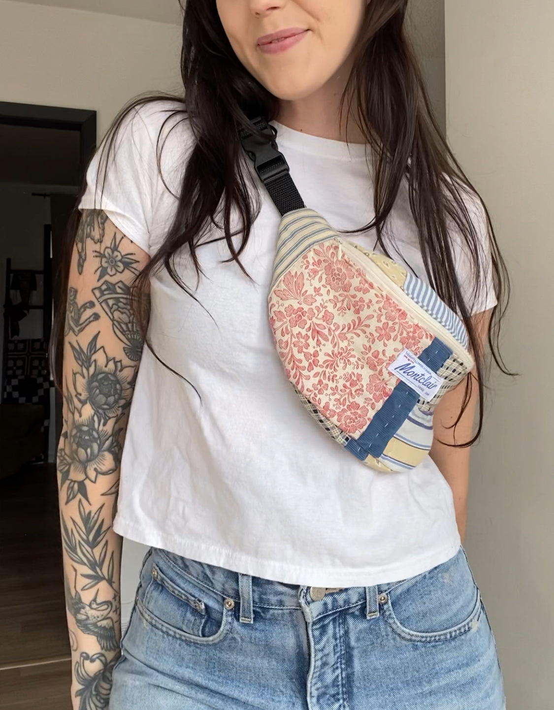 Upcycled Quilt Fanny Pack