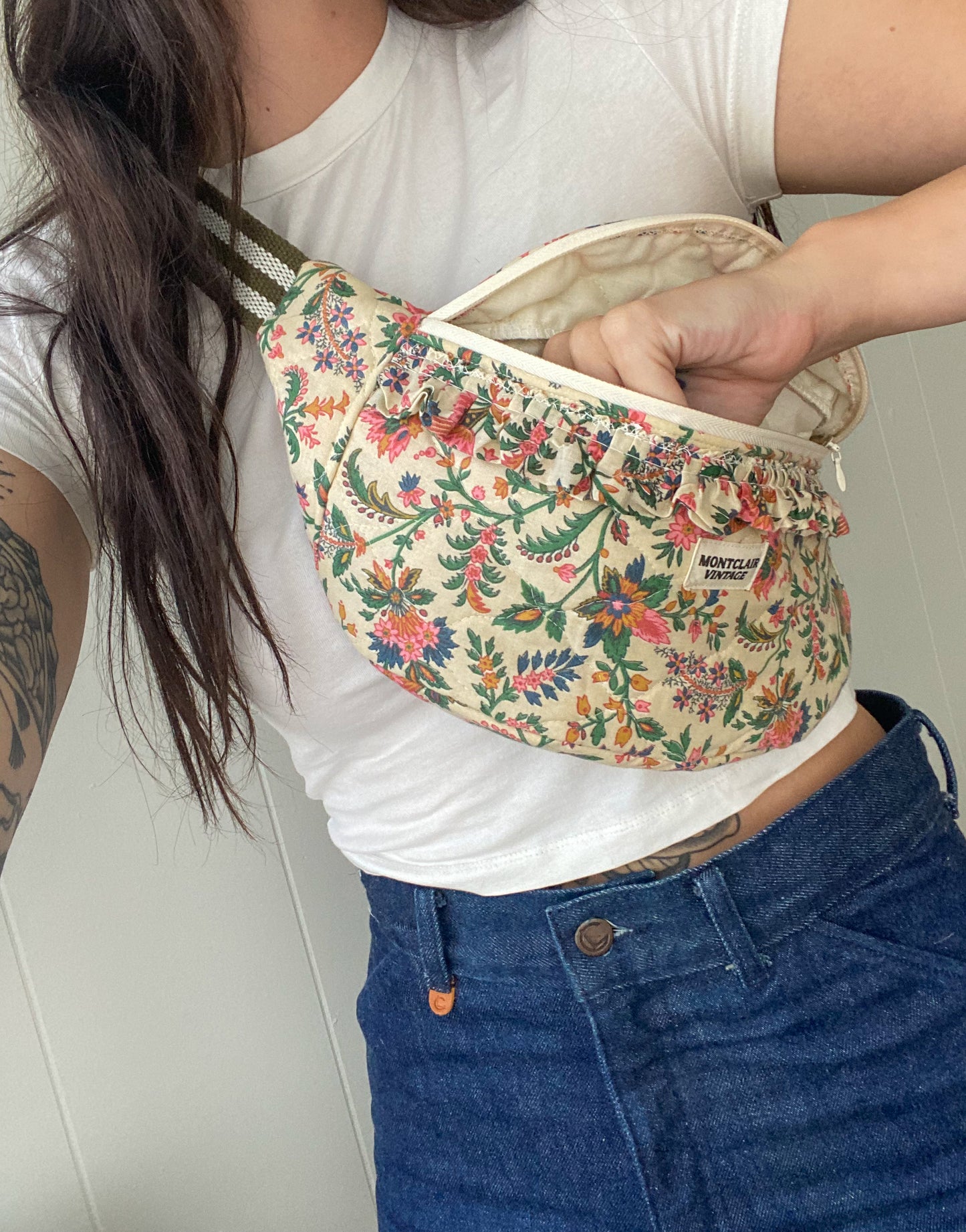 Upcycled Vintage Quilt Fanny Pack