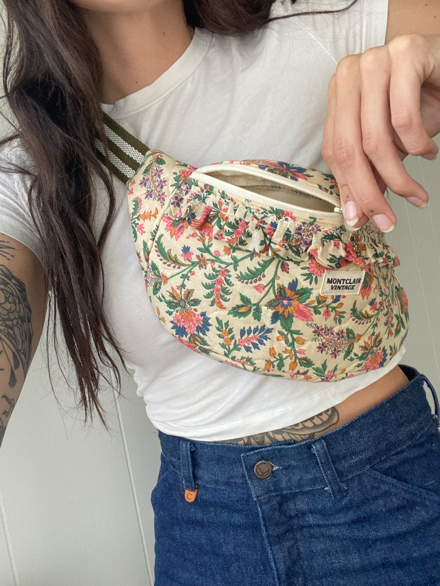 Upcycled Vintage Quilt Fanny Pack