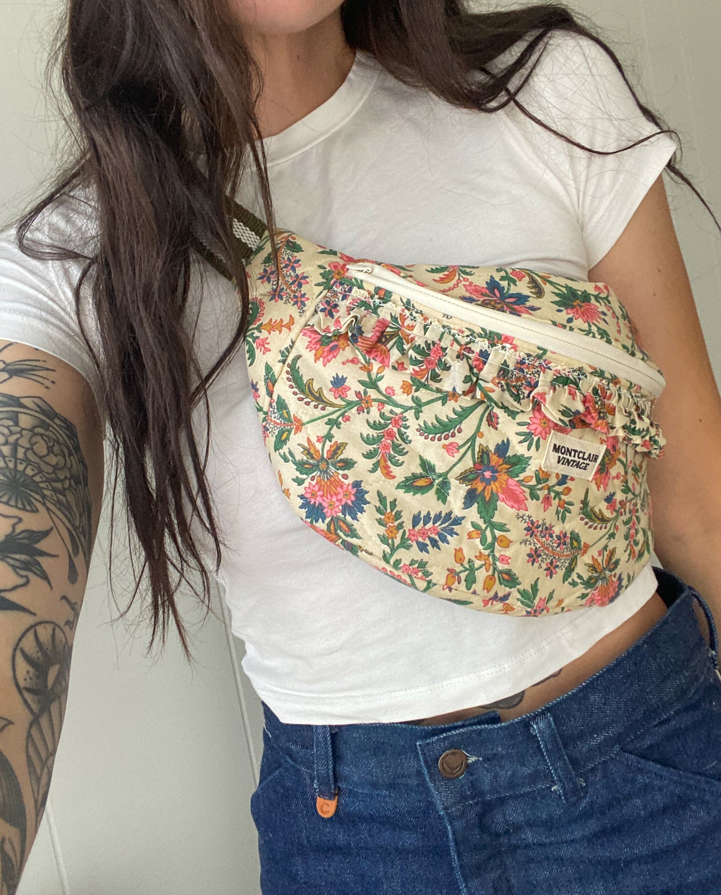 Upcycled Vintage Quilt Fanny Pack