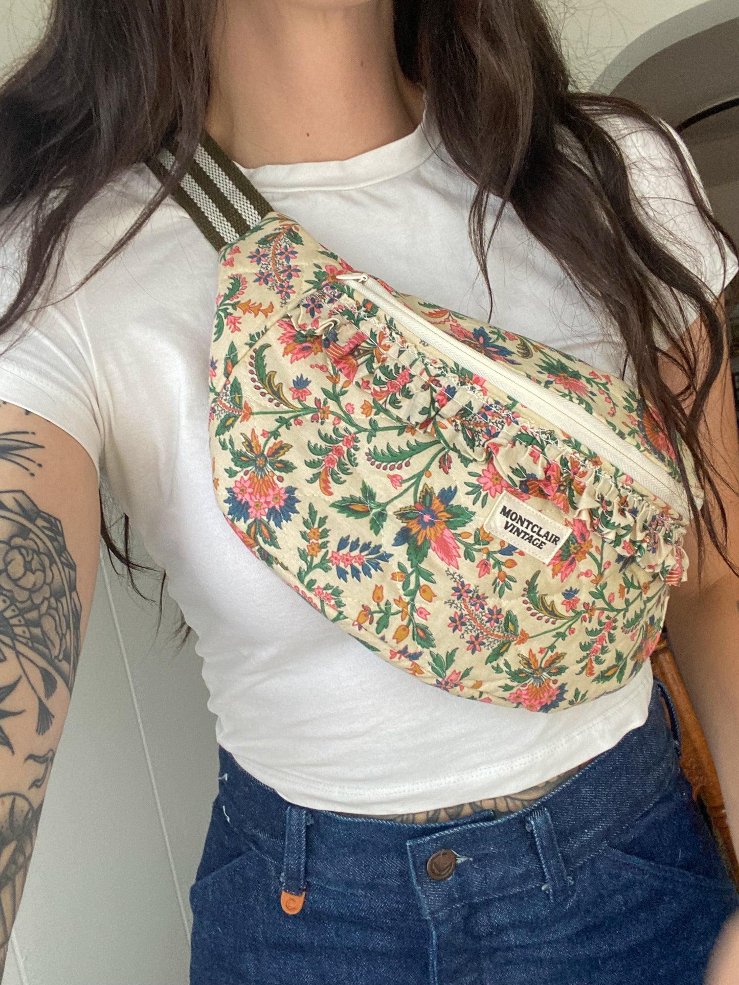 Upcycled Vintage Quilt Fanny Pack