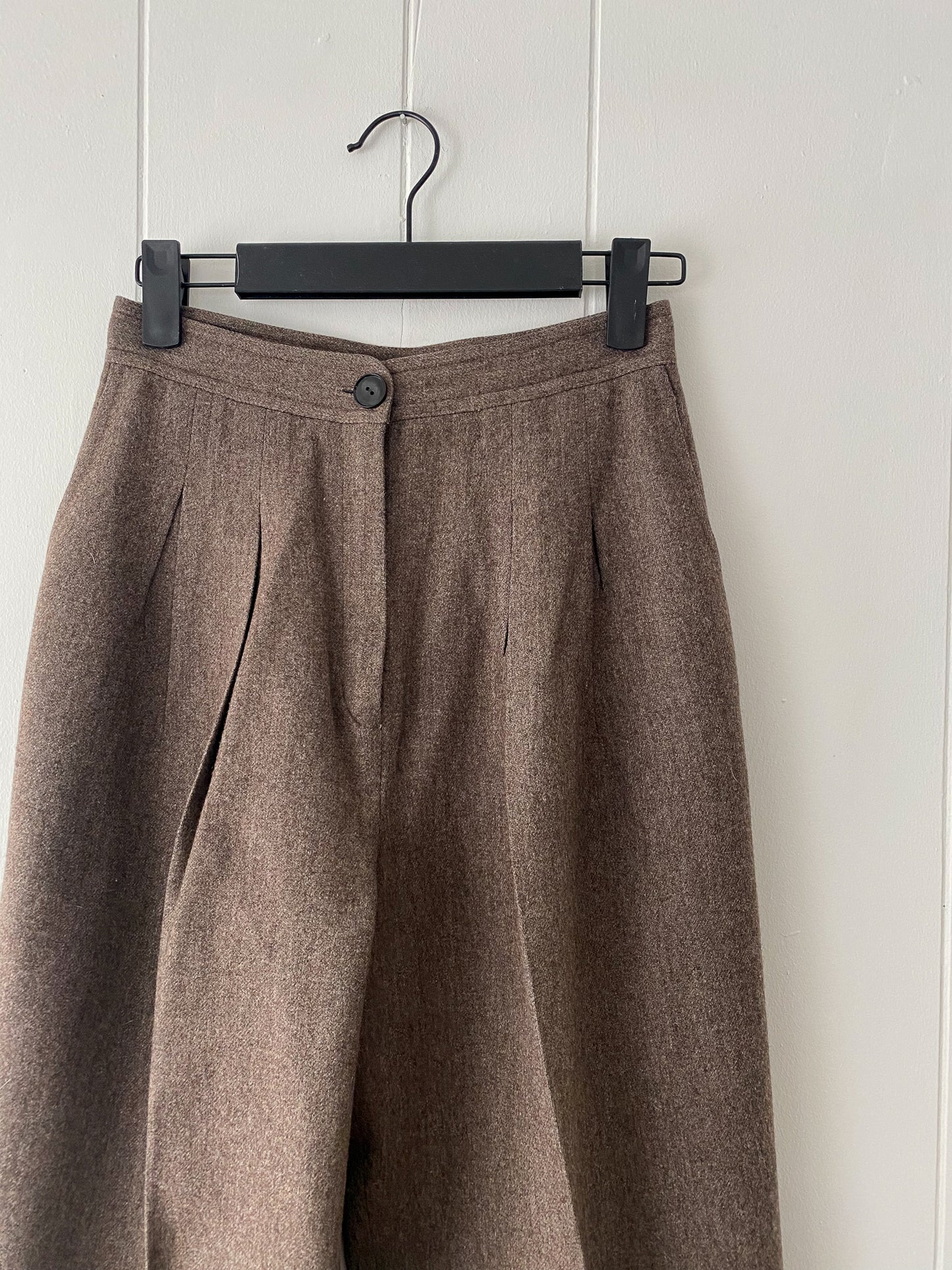 25"W 1970s Union Made Wool Trousers