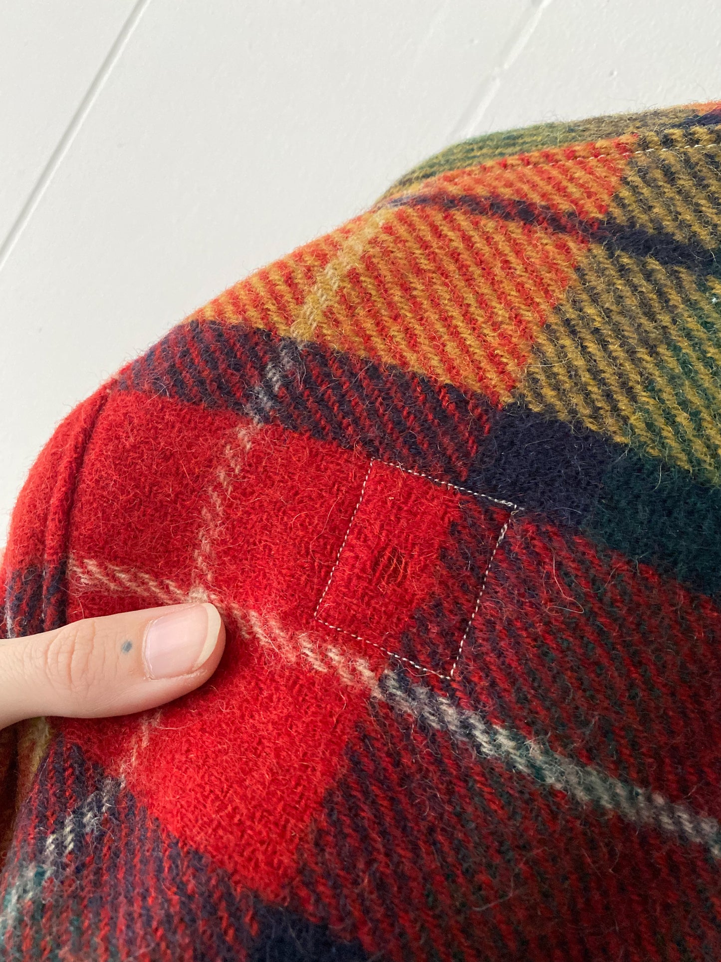 Upcycled Vintage Plaid Wool Jacket