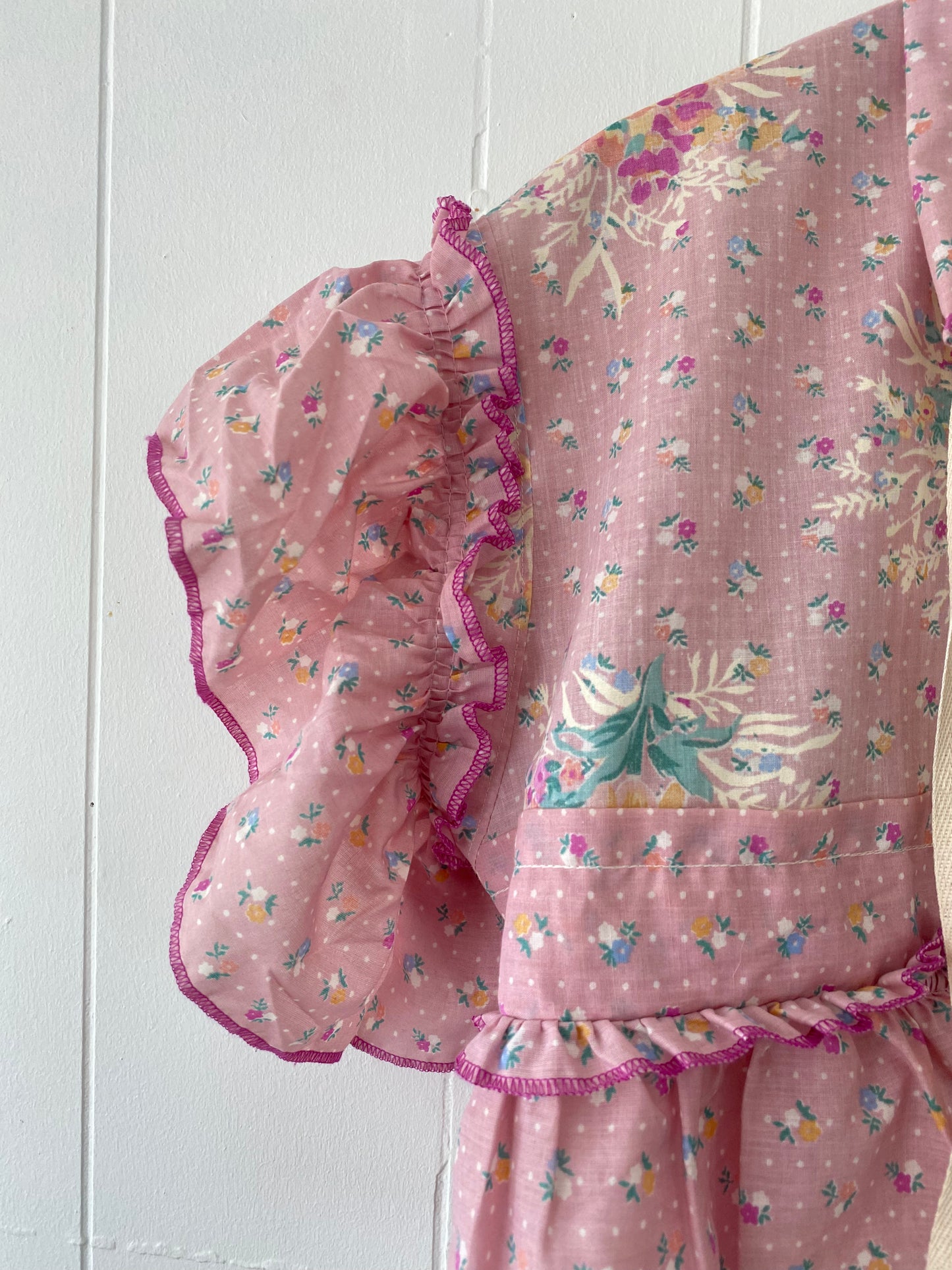 Upcycled Tie Front Blouse