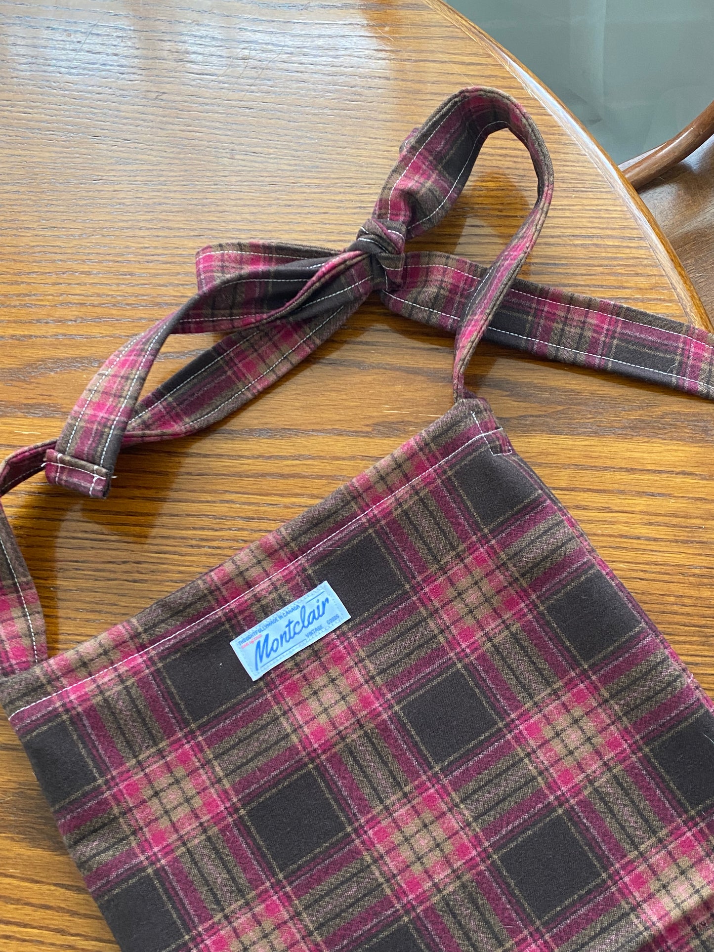 Upcycled Bow-tie Tote Bag