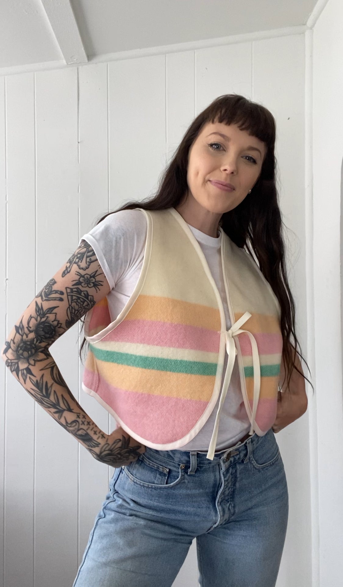 Upcycled Vintage Wool Vest