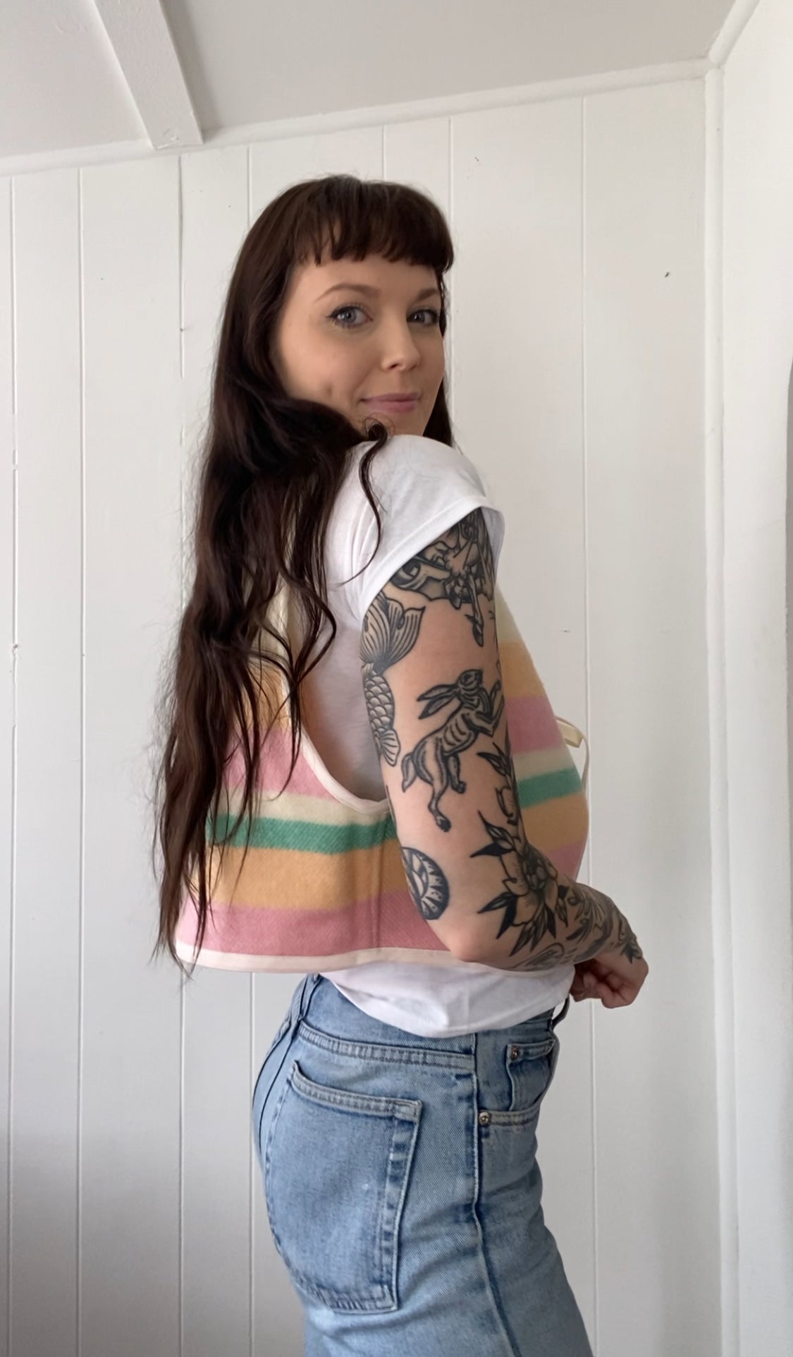 Upcycled Vintage Wool Vest