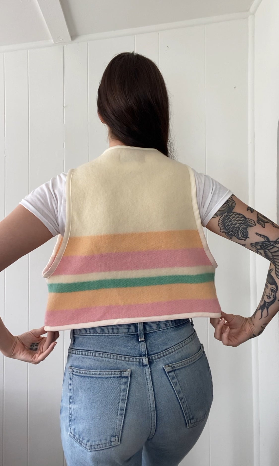 Upcycled Vintage Wool Vest
