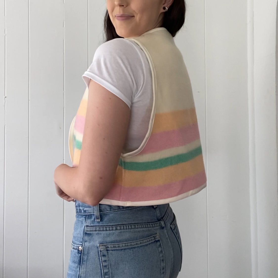 Upcycled Vintage Wool Vest