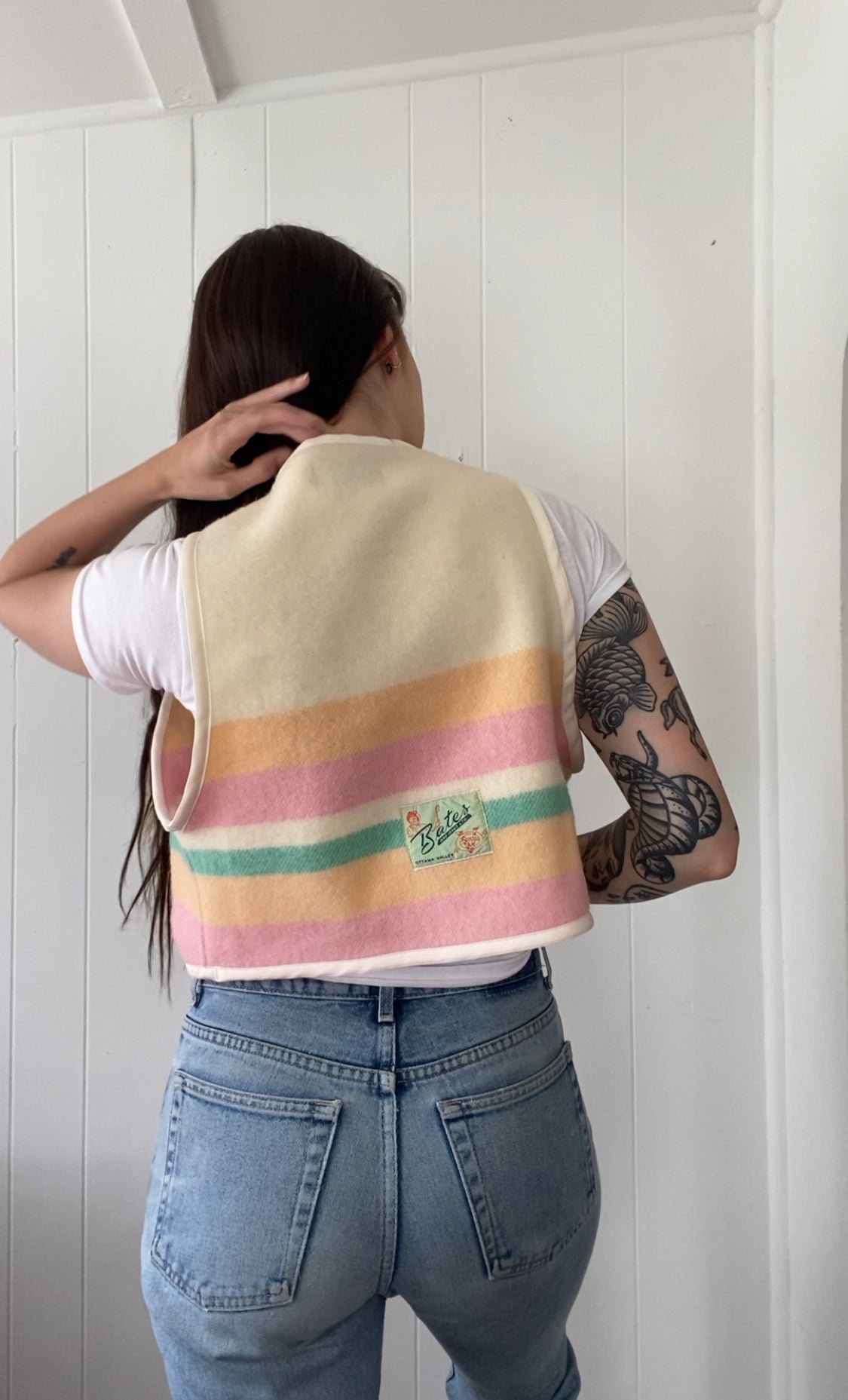 Upcycled Vintage Wool Vest