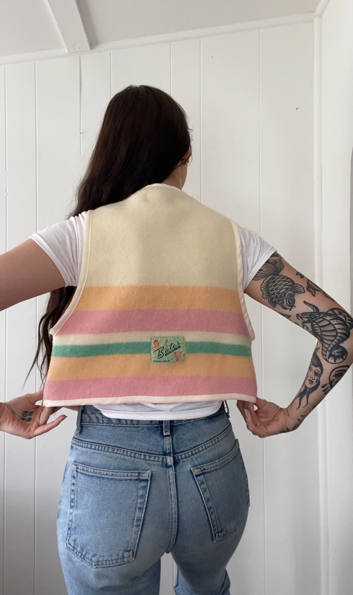 Upcycled Vintage Wool Vest