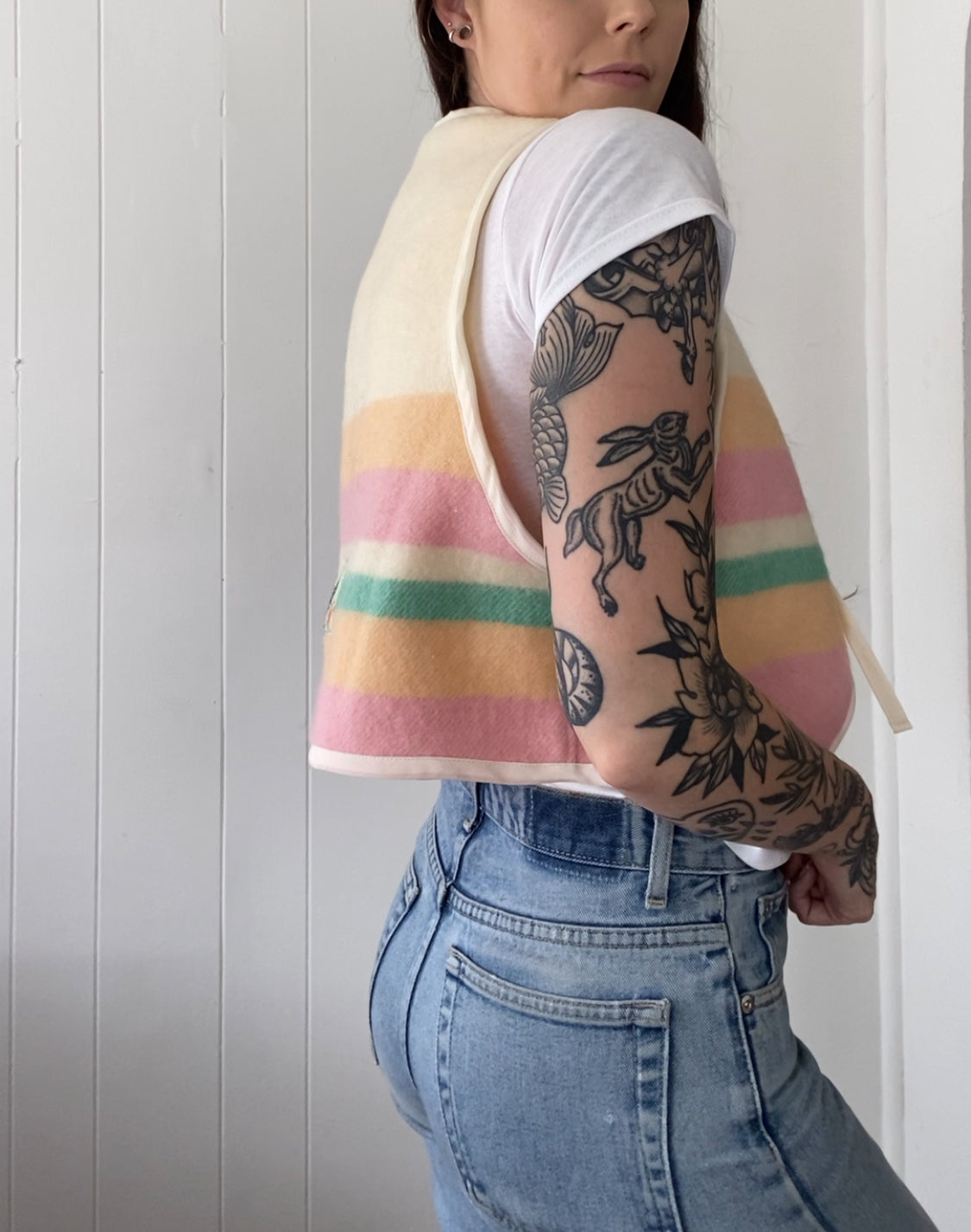 Upcycled Vintage Wool Vest