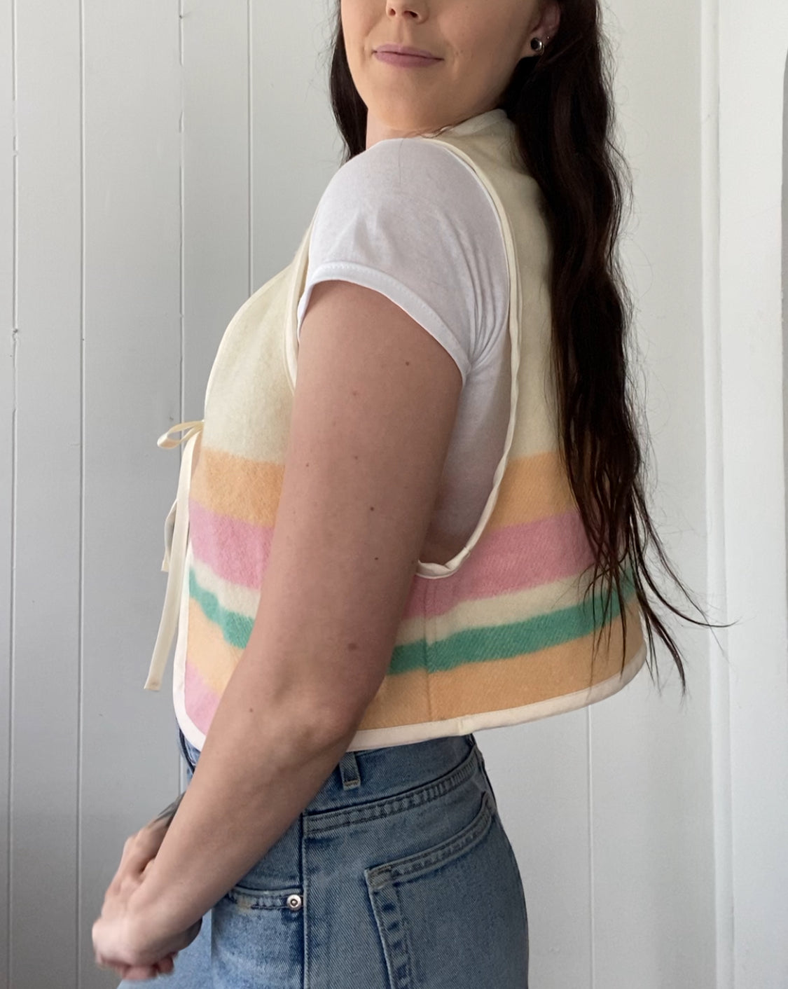 Upcycled Vintage Wool Vest