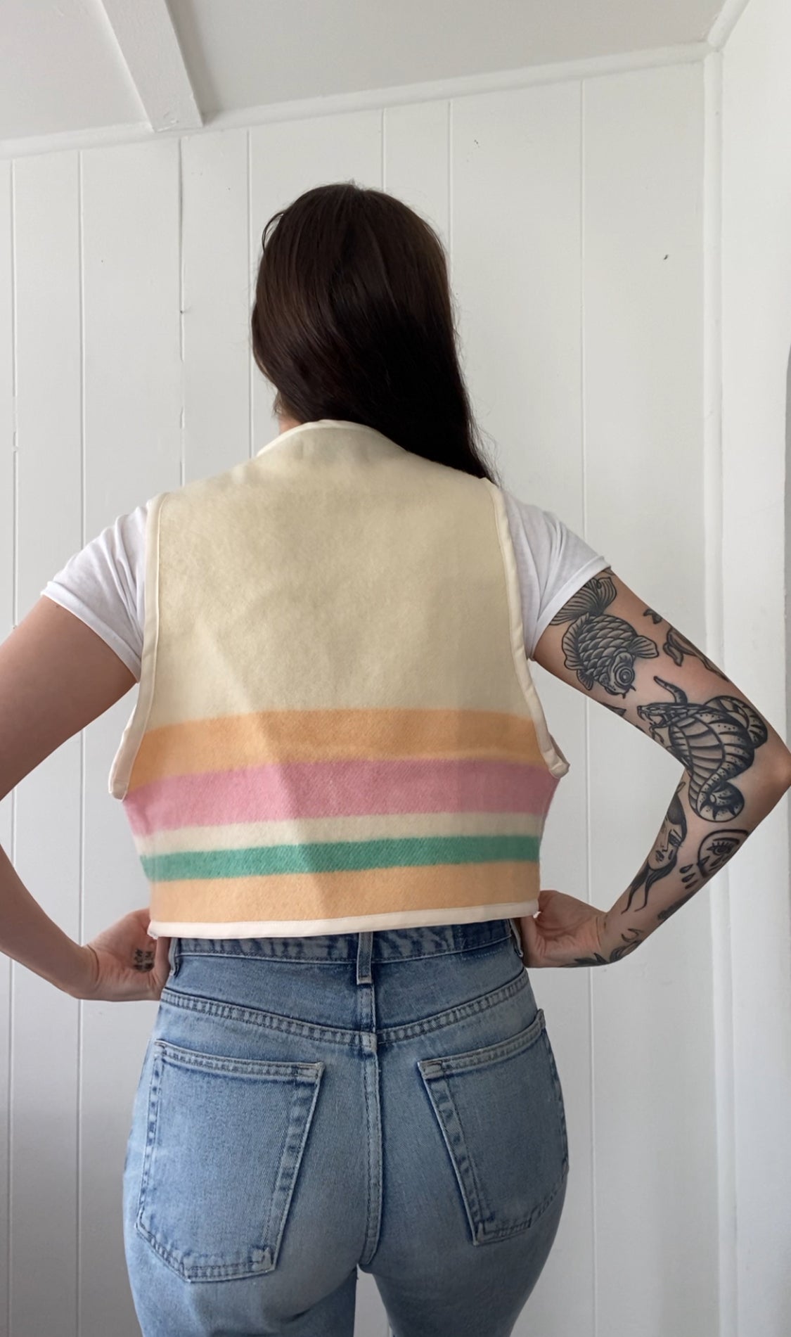 Upcycled Vintage Wool Vest