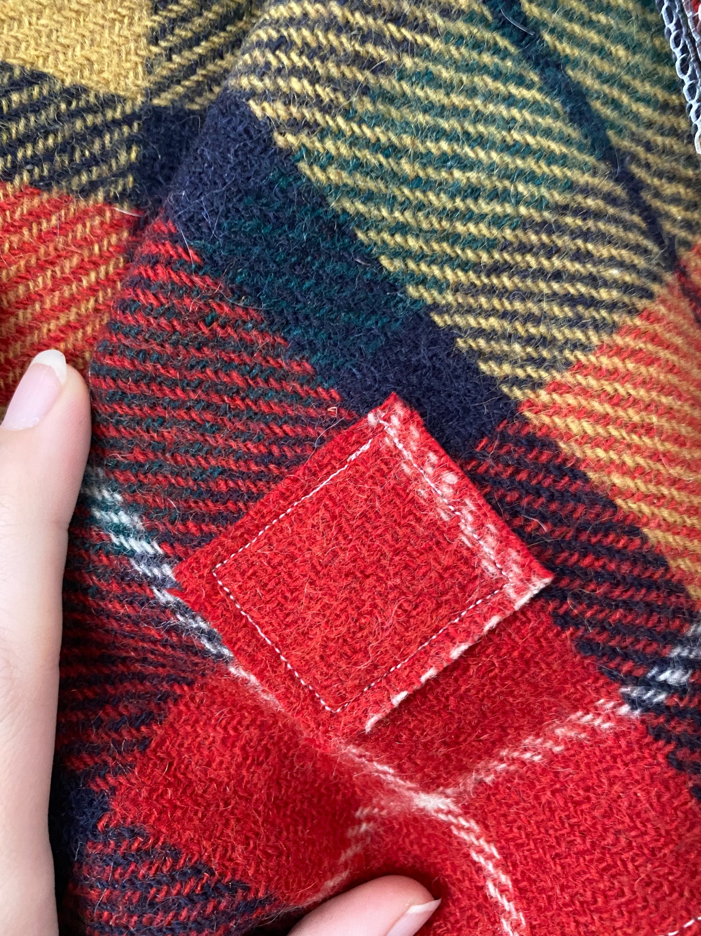Upcycled Vintage Plaid Wool Jacket