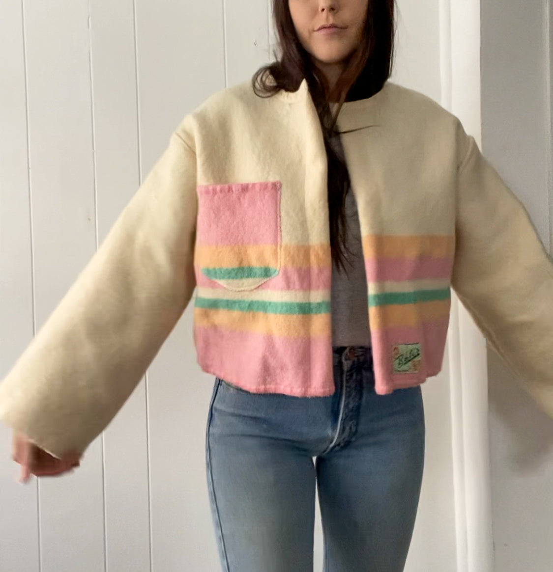 Upcycled Vintage Wool Jacket