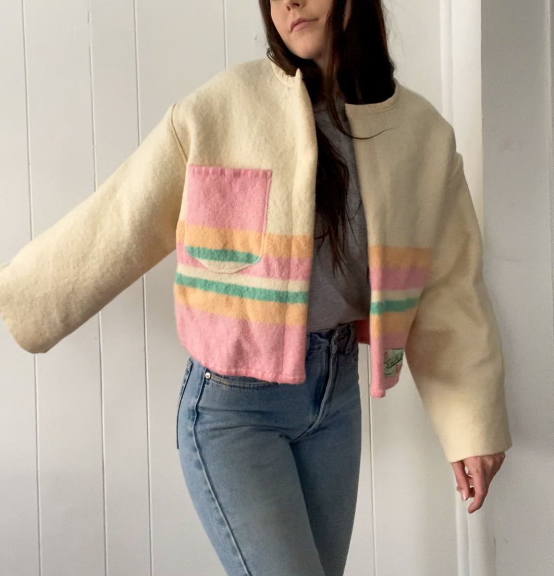 Upcycled Vintage Wool Jacket