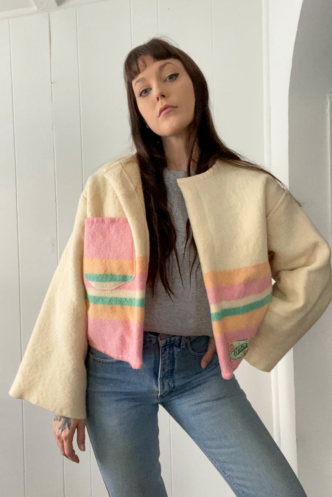 Upcycled Vintage Wool Jacket
