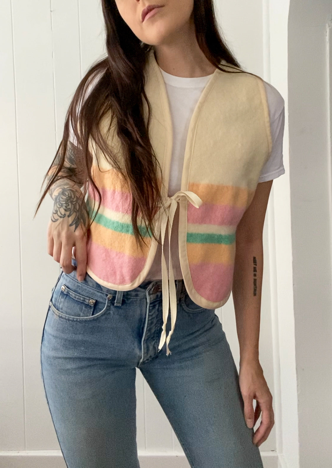 Upcycled Vintage Wool Vest