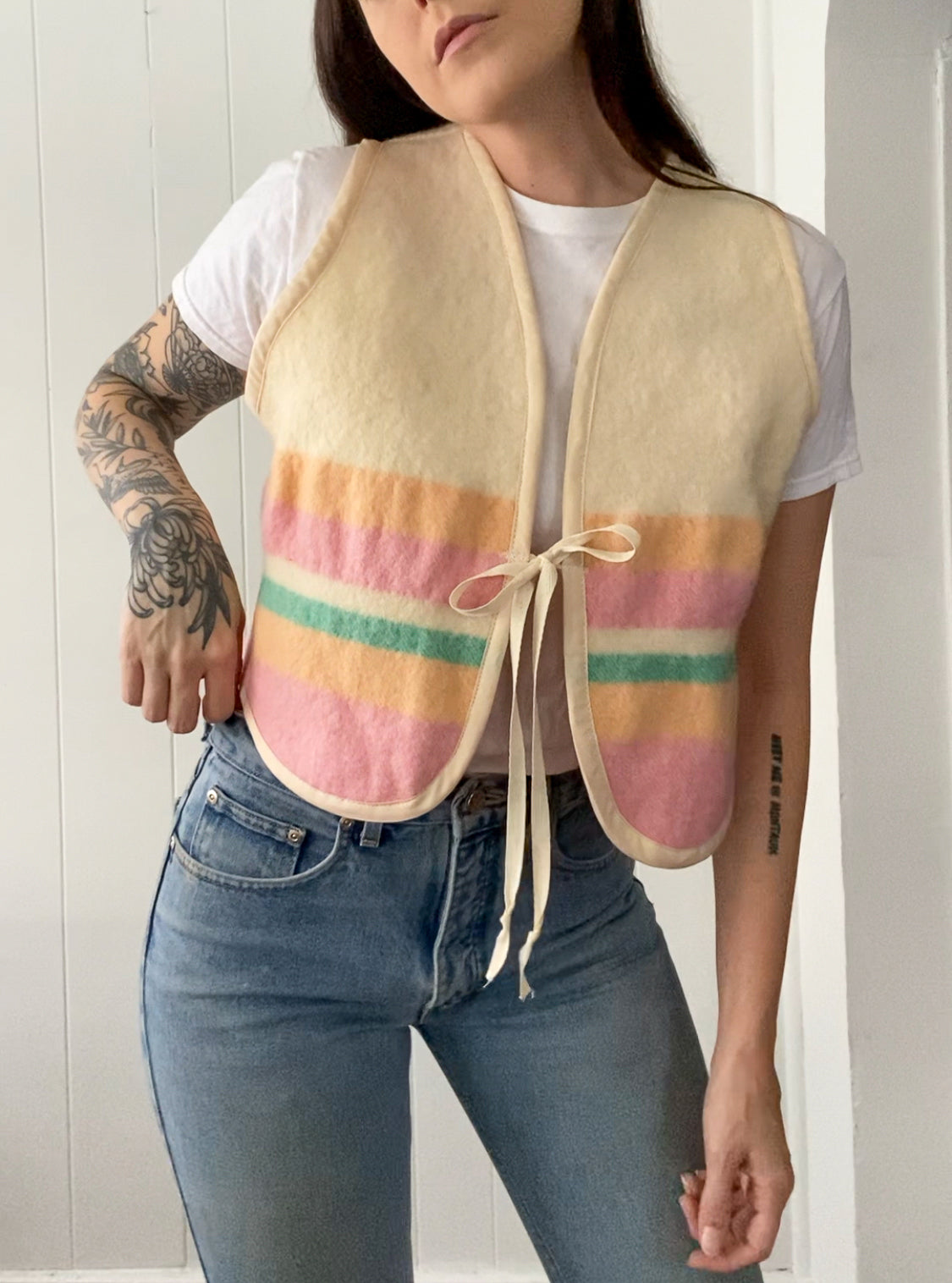 Upcycled Vintage Wool Vest